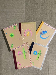 [F2325101]花文字ノートを作ろう 